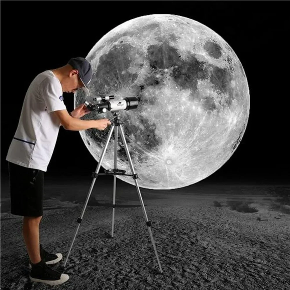Telescope, 70mm Aperture 400mm AZ Mount Astronomical Refracting Telescope, Kid